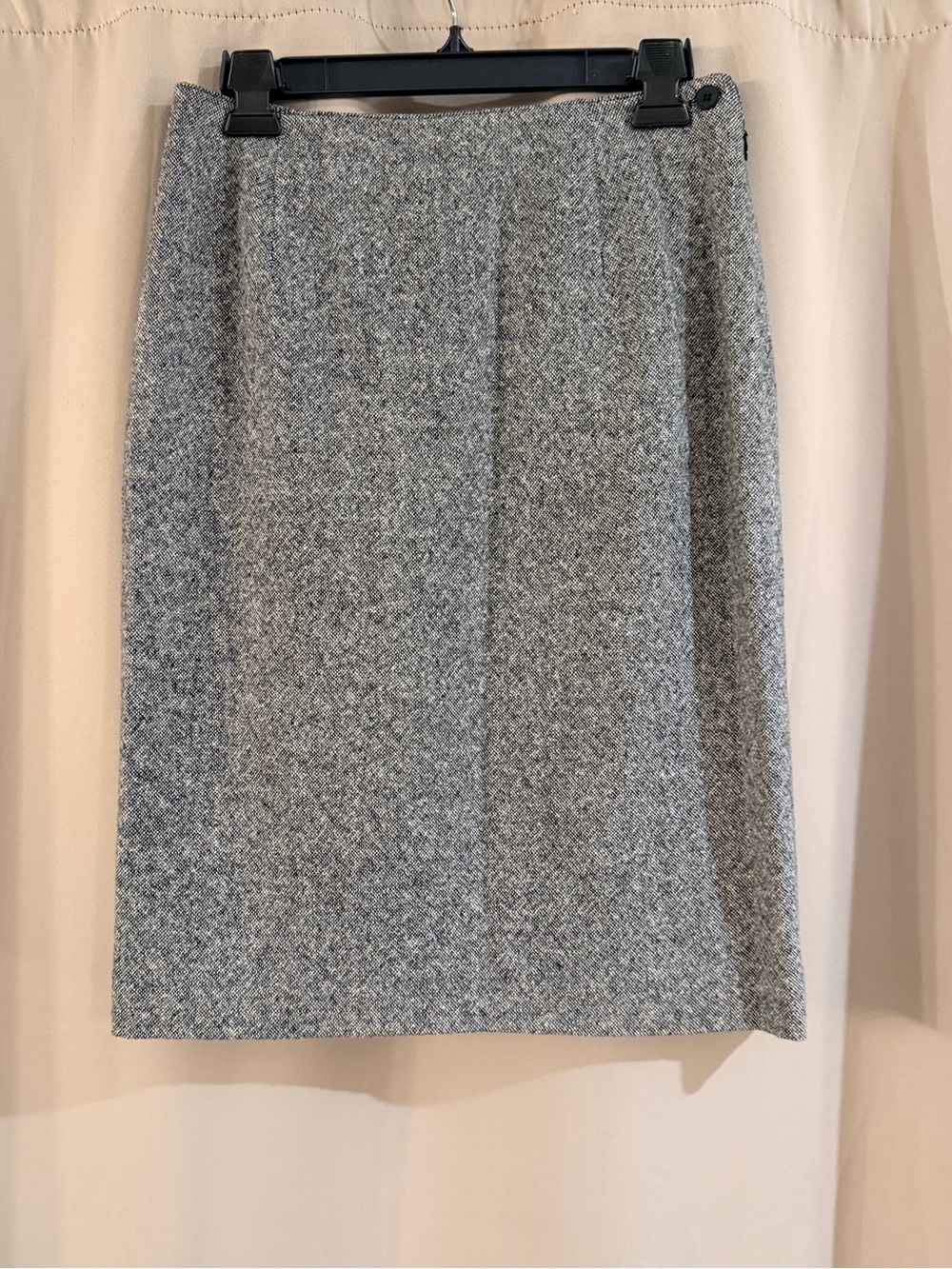 NWT Jones New York Classic Gray Wool-Blend Pencil Skirt